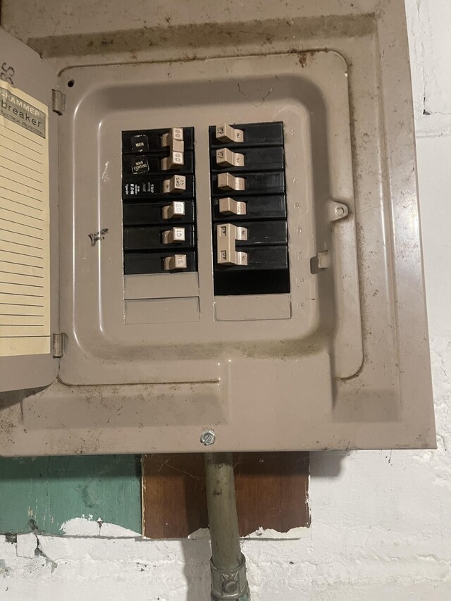 utility room featuring electric panel