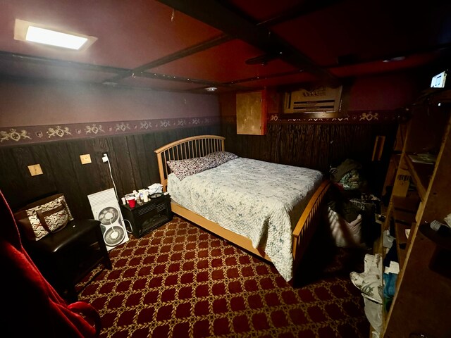 1408 W Pasadena Ave, Flint, MI 48504 - bedroom featuring wainscoting and carpet