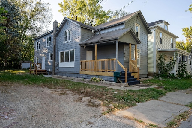 view of front of home