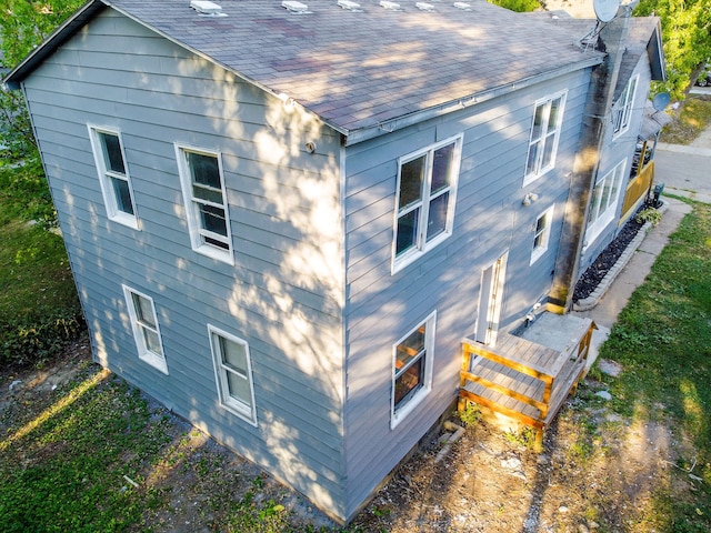 view of back of property