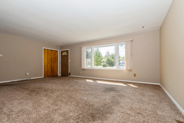 empty room featuring carpet