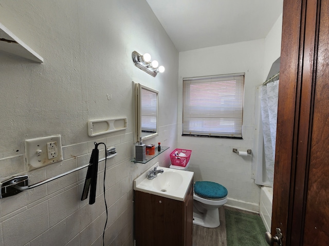 16510 Littlefield St, Detroit, MI 48235 - bathroom featuring vanity, toilet, and wood finished floors