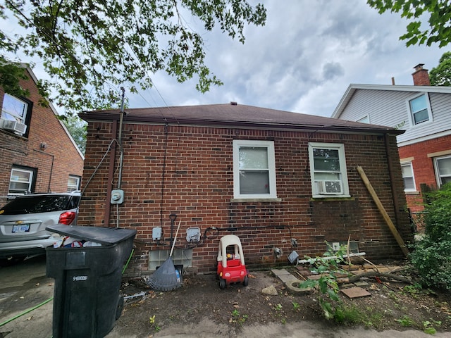16510 Littlefield St, Detroit, MI 48235 - view of side of home featuring brick siding and cooling unit
