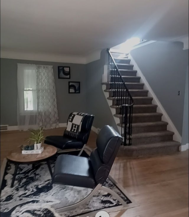 4134 Devonshire Rd, Detroit, MI 48224 - living room featuring wood-type flooring