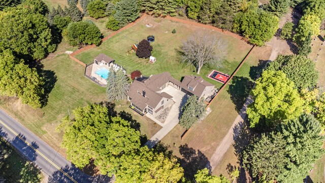 20616 Madison Ave, Big Rapids, MI 49307 - aerial view of a pool