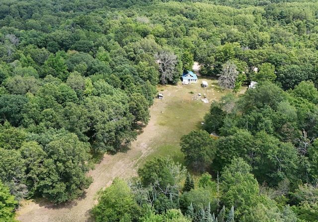 3376 Swihart Rd, Brethren, MI 49619 - bird's eye view of a heavily wooded area