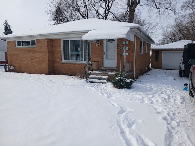 view of front of home