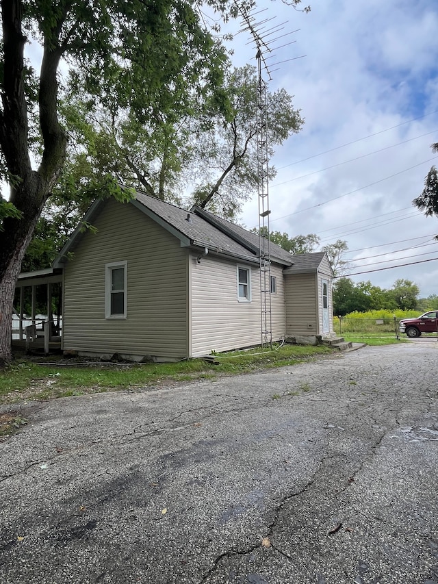 view of side of home