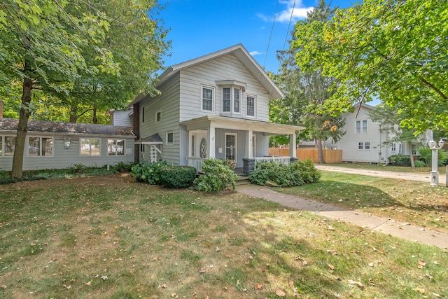 89 E Chicago St, Quincy, MI 49082 - view of front of property featuring covered porch