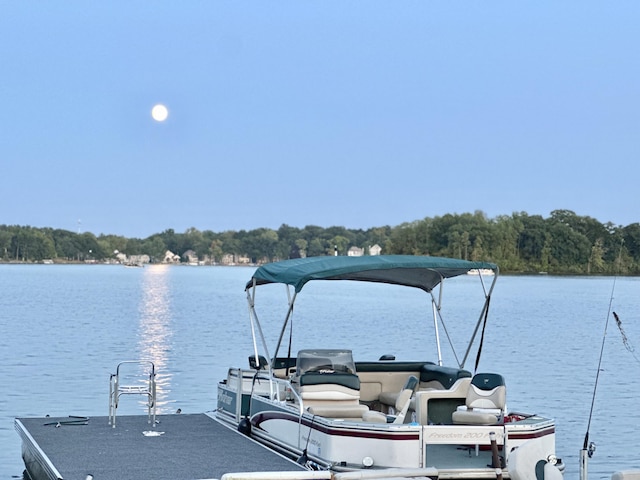 2715 Duck Lake Rd N, Highland, MI 48356 - dock featuring a water view