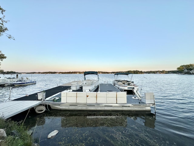 2715 Duck Lake Rd N, Highland, MI 48356 - dock featuring a water view