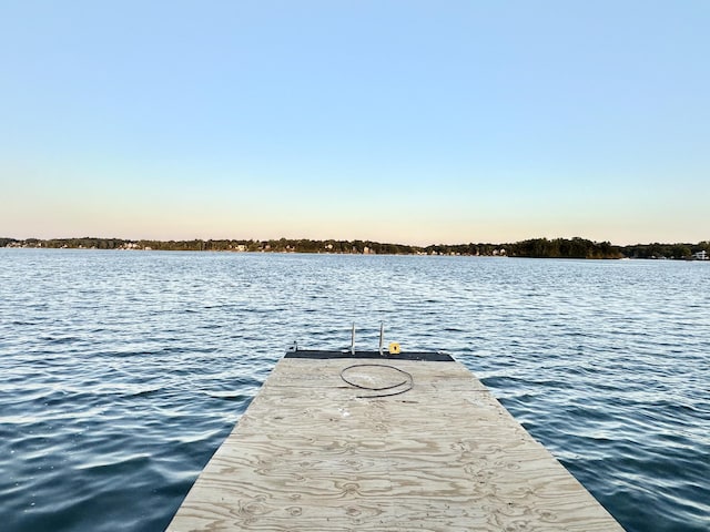 2715 Duck Lake Rd N, Highland, MI 48356 - dock featuring a water view