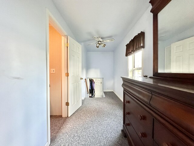 2715 Duck Lake Rd N, Highland, MI 48356 - hallway with carpet floors and baseboards