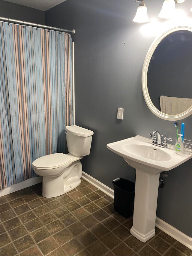 bathroom with toilet