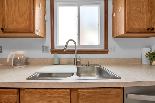 kitchen featuring sink