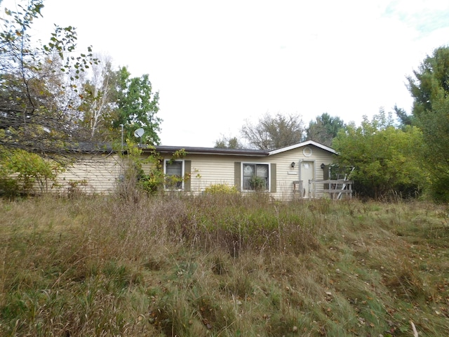 view of back of property