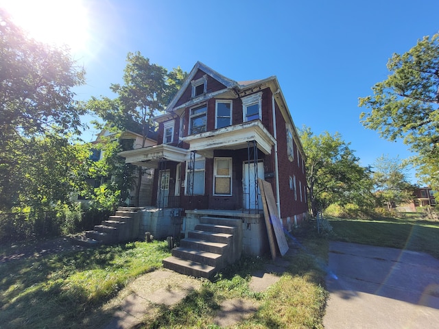 view of victorian house