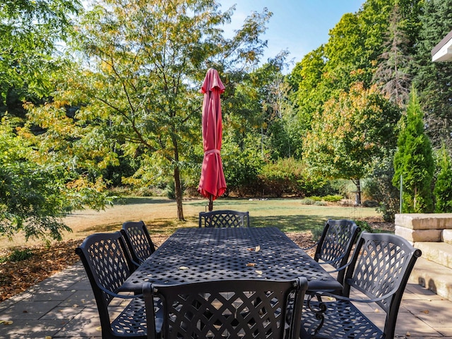 view of patio