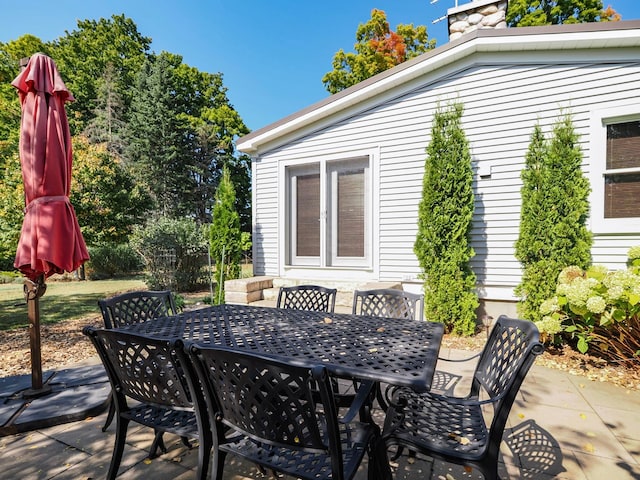 view of patio