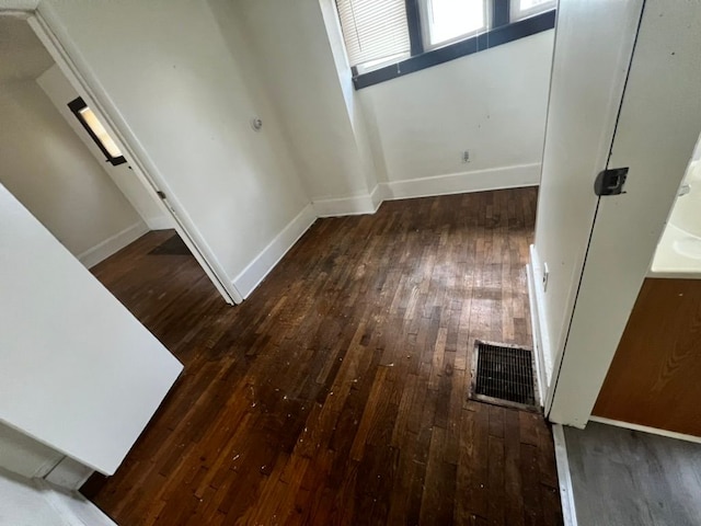 interior space featuring hardwood / wood-style floors