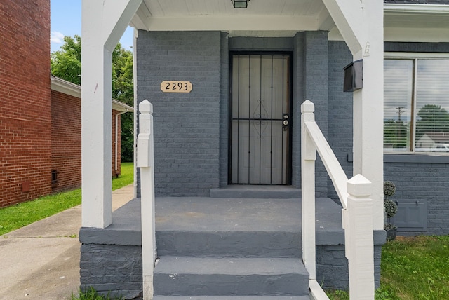 view of entrance to property