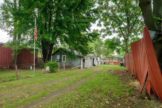 view of yard