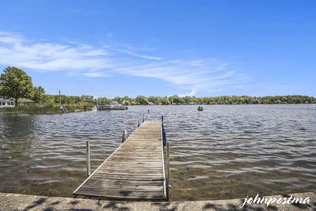 1875 Edwin Dr, Wayland, MI 49348 - dock featuring a water view
