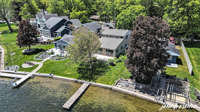 1875 Edwin Dr, Wayland, MI 49348 - bird's eye view of a large body of water