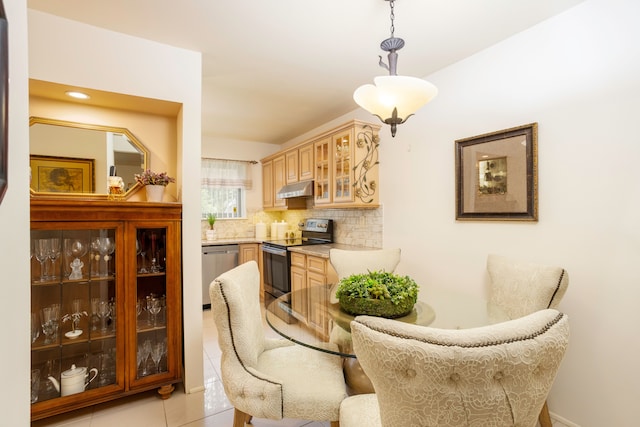 2100 Hyde Park Rd, Detroit, MI 48207 - dining room featuring light tile patterned flooring
