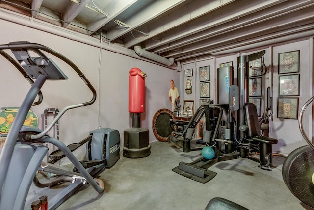 view of workout room