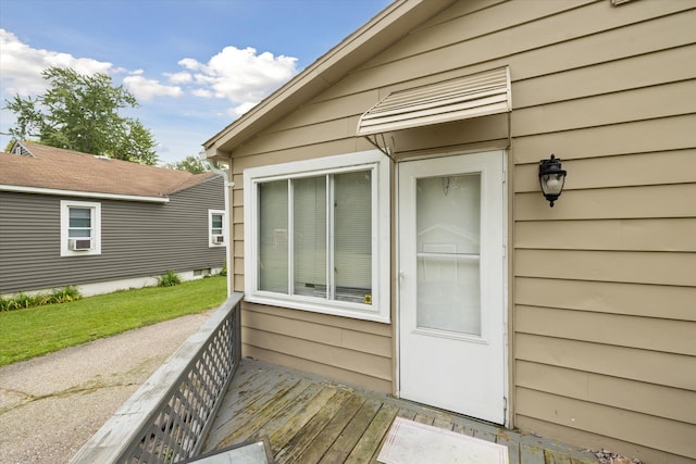 exterior space with a balcony