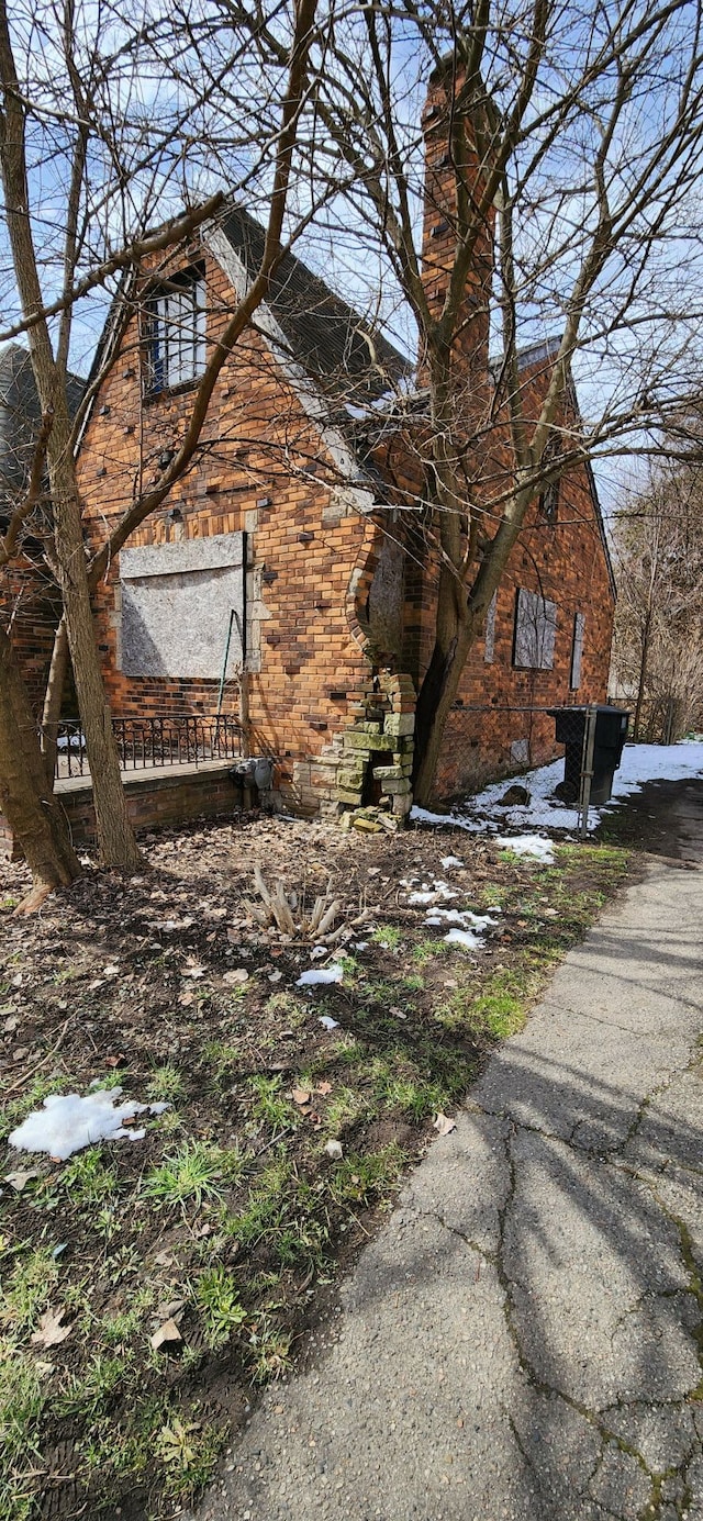 view of side of home