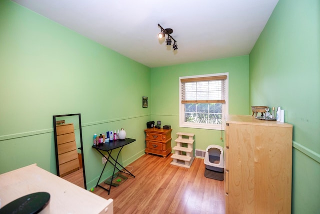 interior space featuring light hardwood / wood-style floors