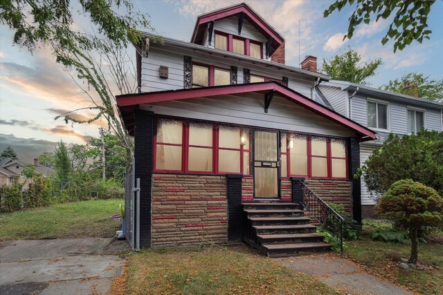 view of front of home