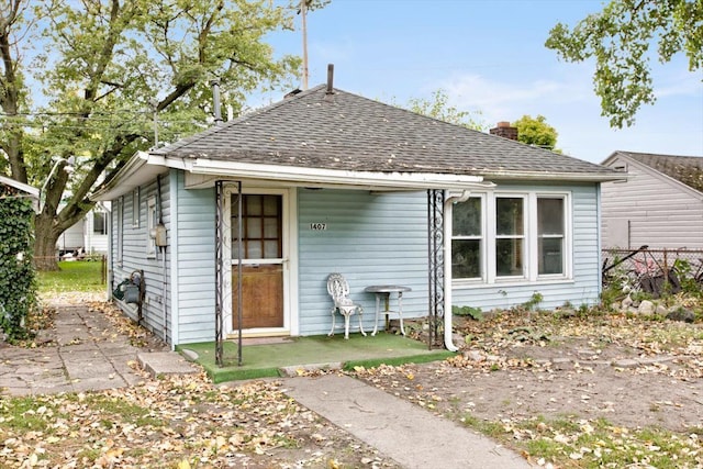 view of bungalow-style house