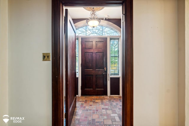 view of entrance foyer