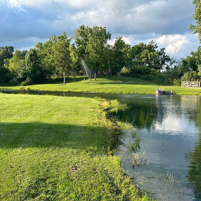 property view of water