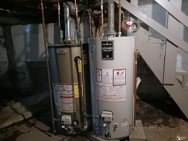 utilities with gas water heater