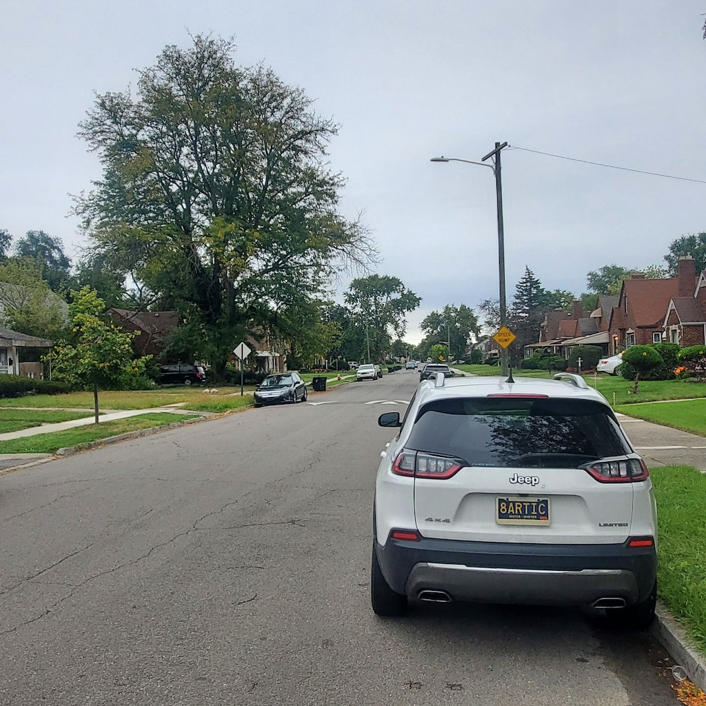 view of road