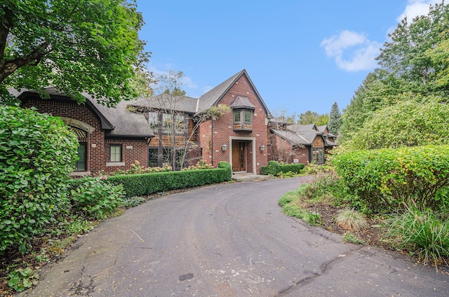 view of tudor home