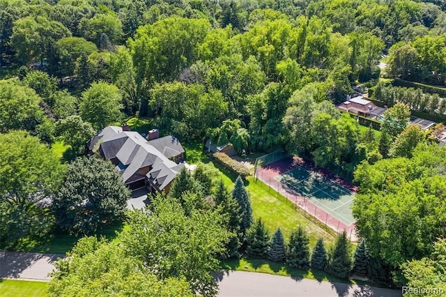 26061 Hawthorne Dr, Franklin, MI 48025 - bird's eye view of a forest