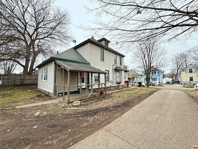 view of side of home