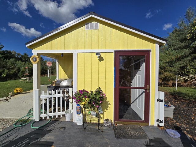 12259 Niemi, Kaleva, MI 49645 - view of shed
