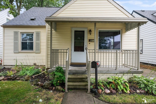 view of bungalow-style house