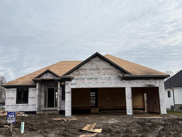 view of property under construction