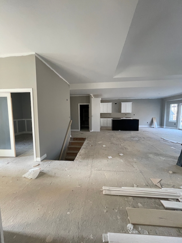 view of unfurnished living room