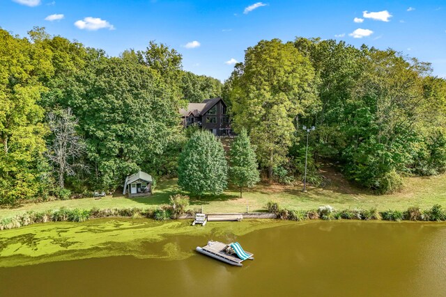 2488 Wilson St, Hillsdale, MI 49242 - dock featuring a water view