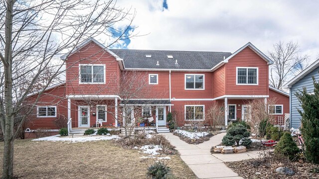 560 Little Lake Dr Unit 19, Ann Arbor, MI 48103 - view of front of property featuring a shingled roof