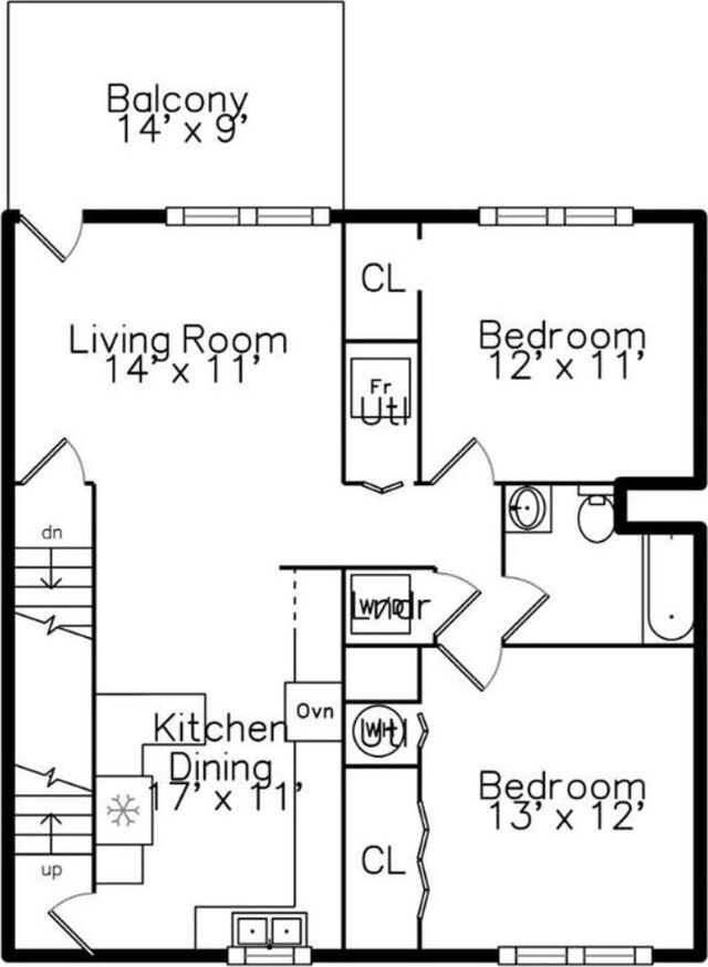 560 Little Lake Dr Unit 19, Ann Arbor, MI 48103 - floor plan / room layout