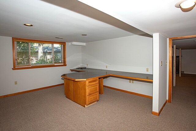 31990 Nottingwood St, Farmington Hills, MI 48334 - unfurnished office featuring light carpet, baseboards, and recessed lighting